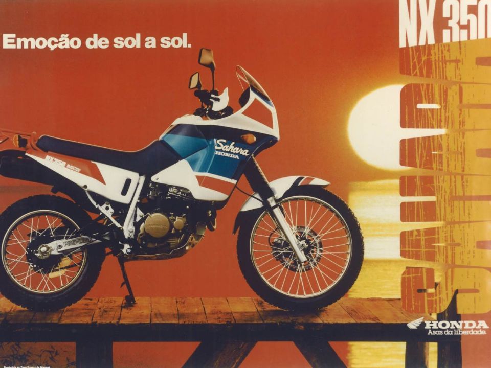 A clássica Honda NX 350 Sahara